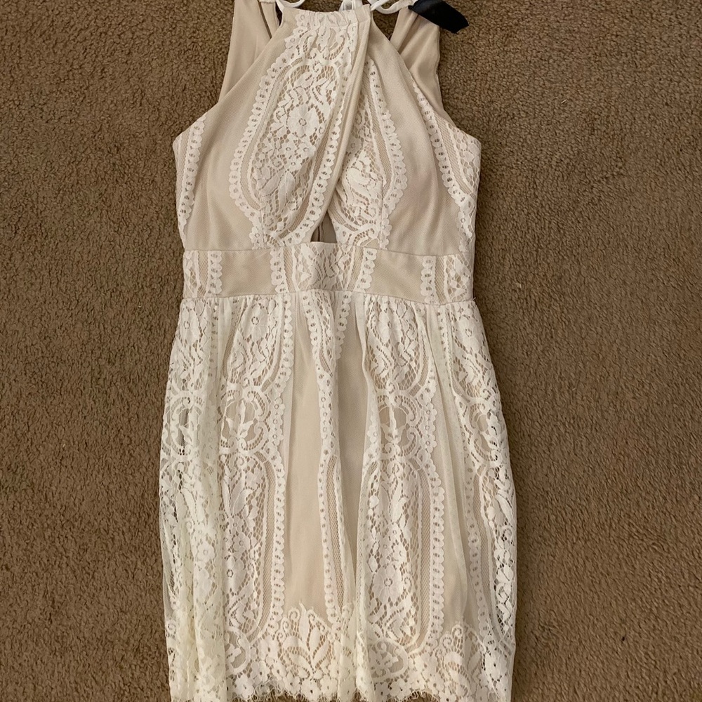 Cream Colored Dress.
